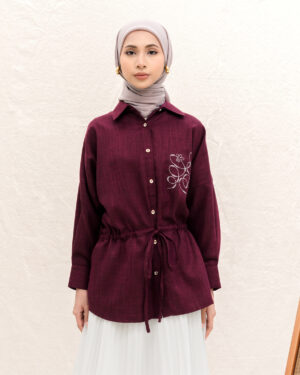 ZAZI - ASVARA Blouse Oversize Bordir