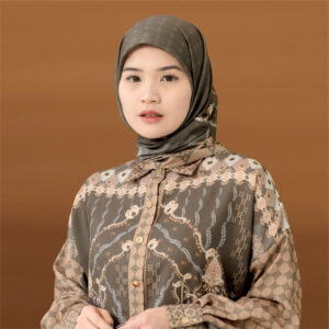 ZAZI - BINAR Scarf Hijab Segi Empat Motif Printing 115x115