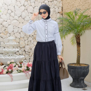 ZAZI - VANIA Blouse Black & White