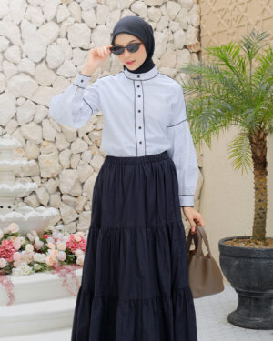 ZAZI - VANIA Blouse Black & White