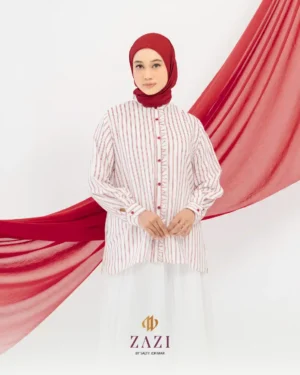ZAZI - SELARAS Blouse Printing Spesial Kemerdekaan