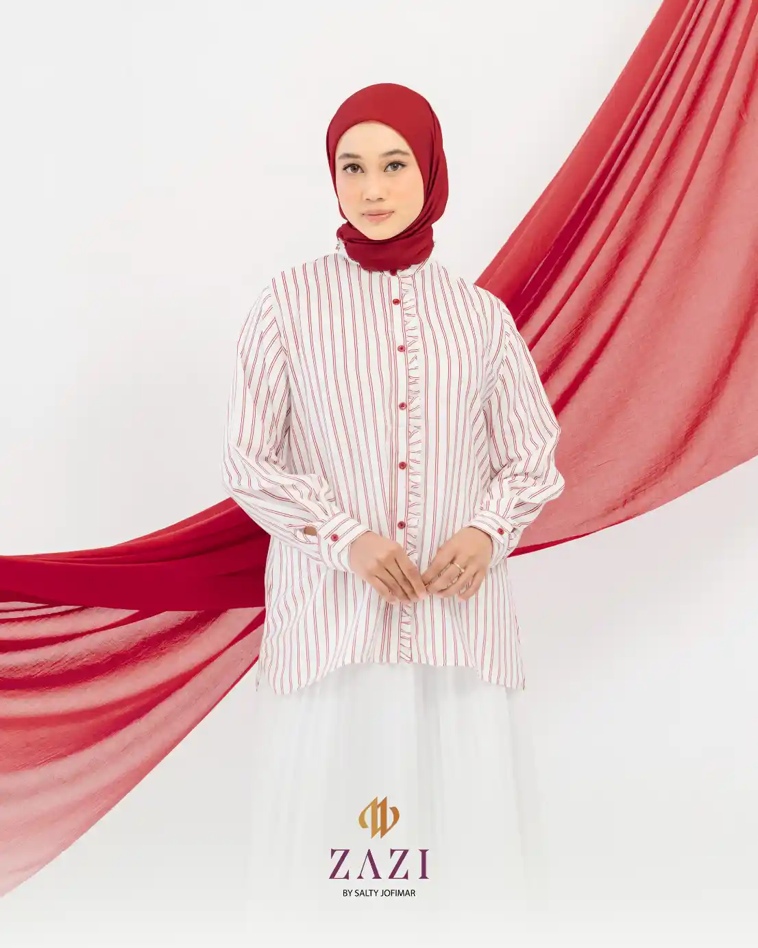 ZAZI - SELARAS Blouse Printing Spesial Kemerdekaan