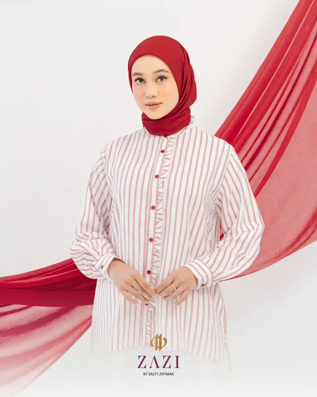 ZAZI - SELARAS Blouse Printing Spesial Kemerdekaan - Image 4