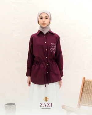 ZAZI - ASVARA Blouse Oversize Bordir