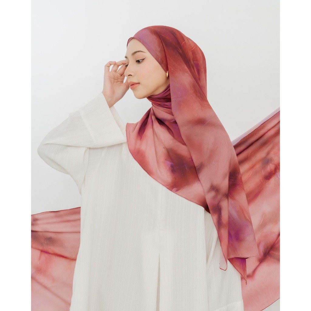 ODESA SCARF Rosella Florescent 185x72 cm - Image 7