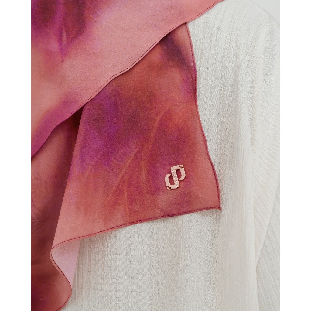 ODESA SCARF Rosella Florescent 185x72 cm - Image 9