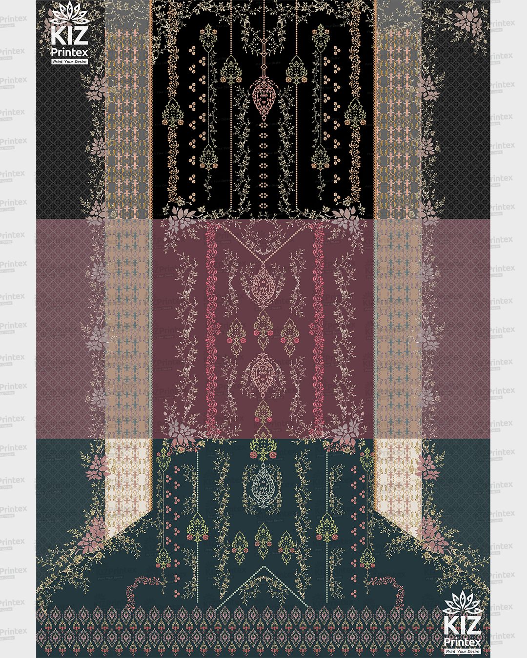 KIZPrintex - Botanical Fusion